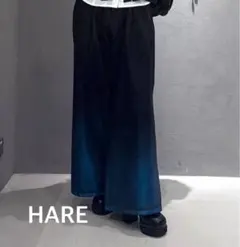HARE グラデーションハクプリントデニムパンツのサムネイル