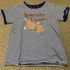 petit main ストライプTシャツ 120