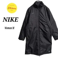 NIKE　ベンチコート　レディースM　黒　ロングコート　STORM-FIT