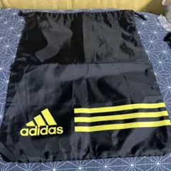 adidas ストライプデザイン バッグ 黒/黄色
