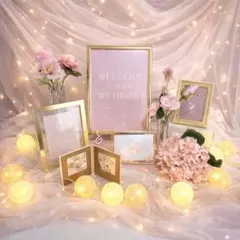 ウェルカムスペース まとめ売り 結婚式 ミールヘーデン 【ピンク】