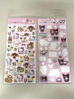 サンリオ　ラメ入り樹脂もりシール　オマケ付き！