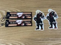 ヒロアカ　フライトタグ　ダイカットステッカー　爆豪