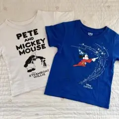 100サイズ ミッキーマウス Tシャツ 2枚セット UT ファンタジア