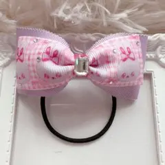 キッズヘアゴム リボン うさぎ