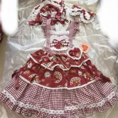 Love's Strawberry Afternoon Tea柄 スカートセット - メルカリ