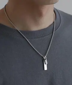 H☆M様専用　チャームネックレス/ロングチェーンネックレス 真鍮