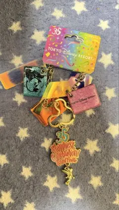 ディズニー35周年　バッグチャーム