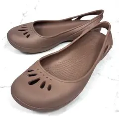 【廃盤】Crocs クロックス マリンディ サンダル ブラウン 22のサムネイル
