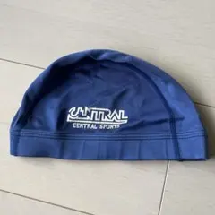 セントラルスポーツ 水泳帽 紺 Lサイズ