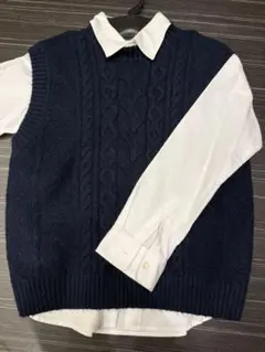 UNIQLO ワイシャツ ニットベスト セット 140 キッズ フォーマル