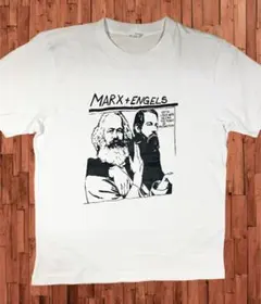 未着用　ソニックユース　マルクス/エンゲルス　マッシュアップTシャツ