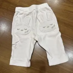 SLAP SLIP うさぎ刺繍パンツ アイボリー