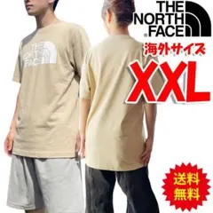 ノースフェイス Tシャツ ベージュ メンズ 半袖 海外XXL 日本4L相当 HD