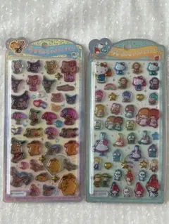 サンリオキャラクターズ 新作うるちゅるPOPシール 【正規品】バカンス レトロのサムネイル