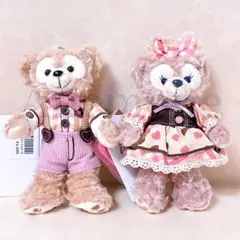 【新品タグ付き】 ダッフィー シェリーメイ 2017 ぬいぐるみバッジ ぬいバ