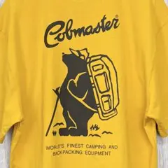 【美品・完売品】コブマスター バックロゴTシャツ クマ 黄色 38 Mサイズ相当