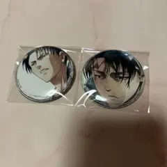進撃の巨人　キャラバッジコレクション　缶バッジ　リヴァイ