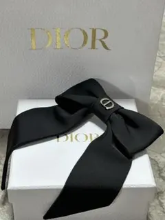 DIOR リボン　バレッタ 正規ラッピング済] ファッション Christian Dior Dior Twist