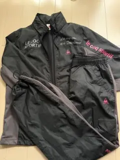 le coq sportif ジャージ上下セット L 黒/グレー