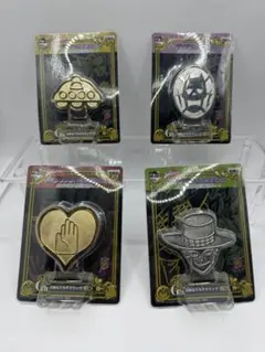 【新品未使用】ジョジョの奇妙な冒険 一番くじ G賞 奇妙なマルチクリップ 4種