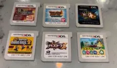 【3DS】ソフト6点 ドラゴンボール／パズドラ／モンハン／とびだせどうぶつの森