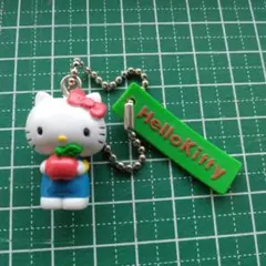 ハローキティ ストラップ 緑色 - メルカリ