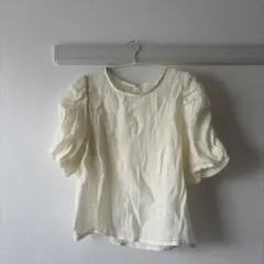 Anss.me ブラウス　ベージュ　フリーサイズ