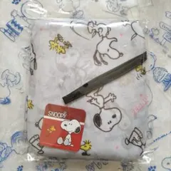 スヌーピー PEANUTS エコバッグ 収納 コンパクト