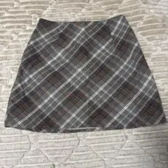 チェックスカート 韓国ミニスカート