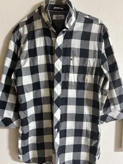 トミーヒルフィガー チェック柄　　　　　　　　　七分袖シャツ