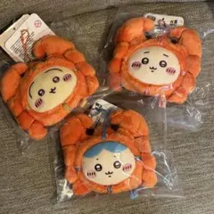 ちいかわ　上海限定　マスコット3点セット　ちいかわ　うさぎ　ハチワレ