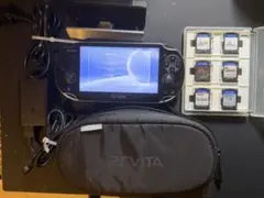 PS Vita 本体 充電器 ケース ゲーム11本付き