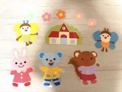 入園おめでとう 壁面　保育　壁面　壁面春