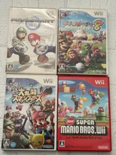 ⭐️24時間以内発送⭐️ Wiiソフトまとめ売り　4本セット　スマブラx マリカー