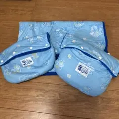 Vacation packages ブランケット ブルー スナップボタン付き2つ