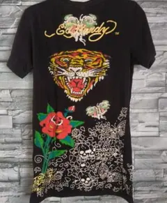 Ed Hardy ラインストーン 半袖Tシャツ