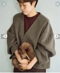 ほぼ未使用✨プラージュ ハミルトン リバーシブル コート ノーカラー バイカラー 2025年最新】plage ハミルトンノーカラーコートの人気アイテム