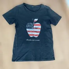 SLICK アメリカ国旗風リンゴTシャツ1 M〜Lのサムネイル