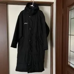 asics ベンチコート ブラック