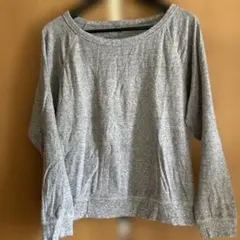 UNIQLO グレー 長袖Tシャツ XL