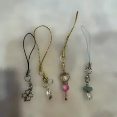 天然石 パワーストーン ストラップ3点+オマケ