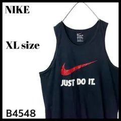 NIKE ナイキ JUST DO IT. ビッグロゴ タンクトップ 黒 XL