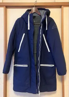 adidas ネイビー ベンチコート