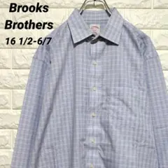 【ブルックスブラザーズ】長袖シャツ ブルーチェック US古着⑯