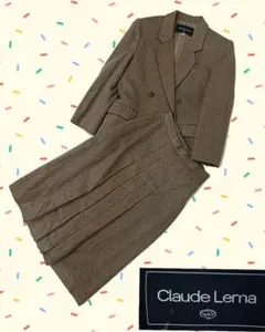 【Claude Lema】ブラウン スカートセットアップ女性用9M寸t2