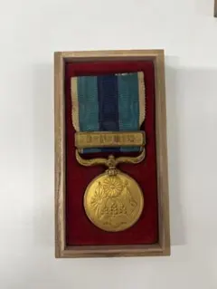 激レア 美品】明治七年 従軍記章 歳次甲戌 台湾出兵 勲章 徽章 褒章