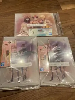 一番くじ　進撃の巨人　D賞×1 E賞×2 アクリルボード　セット