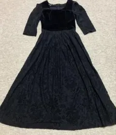 BERWIN&WOLFF ヨーロッパ ヴィンテージ古着 ベロア ワンピース 36