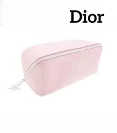 【Dior】ディオール　メイクポーチ　ピンク　星型ジッパー付き　コスメ　筆箱